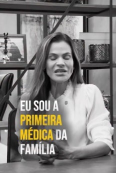 Anúncio: eu sou a primeira médica da família